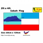 8993 60cm X 120cm Sabah Flag